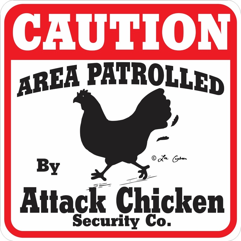 caution attack chicken sign dream of chicken crossing road without 